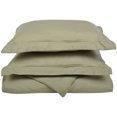 thumbnail image 1 of Superior Light Weight and Super Soft Brushed Microfiber, Wrinkle Resistant Duvet Cover with 2-Line Embroidered Pillow Shams, 1 of 3