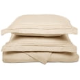 thumbnail image 1 of Superior Light Weight and Super Soft Brushed Microfiber, Wrinkle Resistant Duvet Cover with 3-Line Embroidered Pillow Shams, 1 of 4