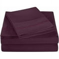 thumbnail image 1 of Superior Light Weight and Super Soft Brushed Microfiber, Wrinkle Resistant Sheet Set with Cloud Embroidery, 1 of 2