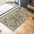 thumbnail image 1 of Superior Lille Traditional Floral Indoor Runner Rug, Grey, 2' x 3', 1 of 7