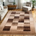 thumbnail image 1 of Superior Lockwood Indoor Non-Slip Washable Area Rug, 8' x 10', Chocolate, 1 of 8