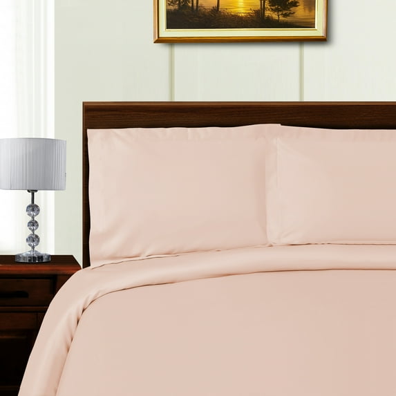Superior Lyocell Blend 1000 Thread Count Pink Duvet Cover Set, King/ California King