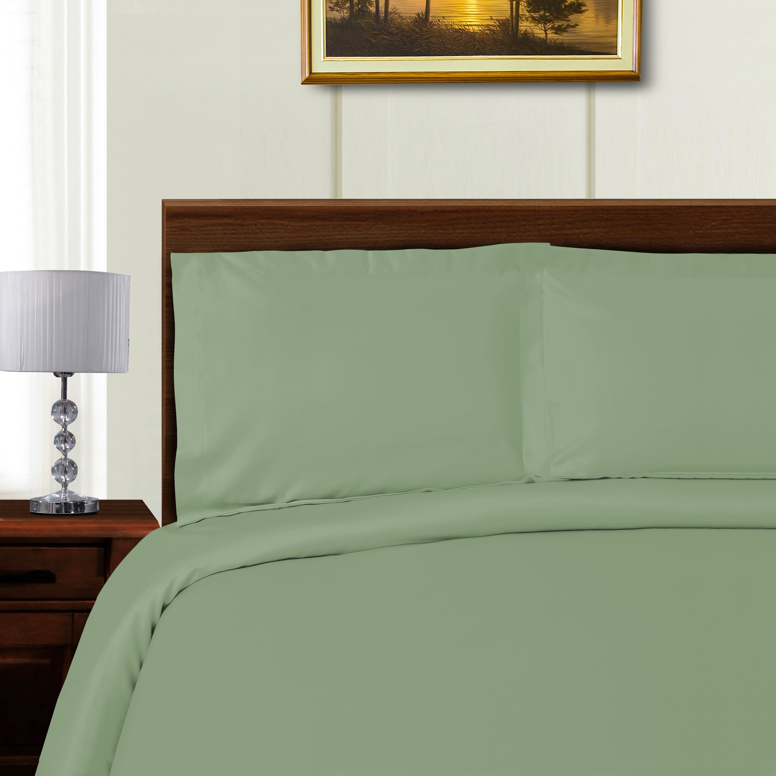 Free Shipping! Superior 1000 Thread Count Sage Duvet Cover Set