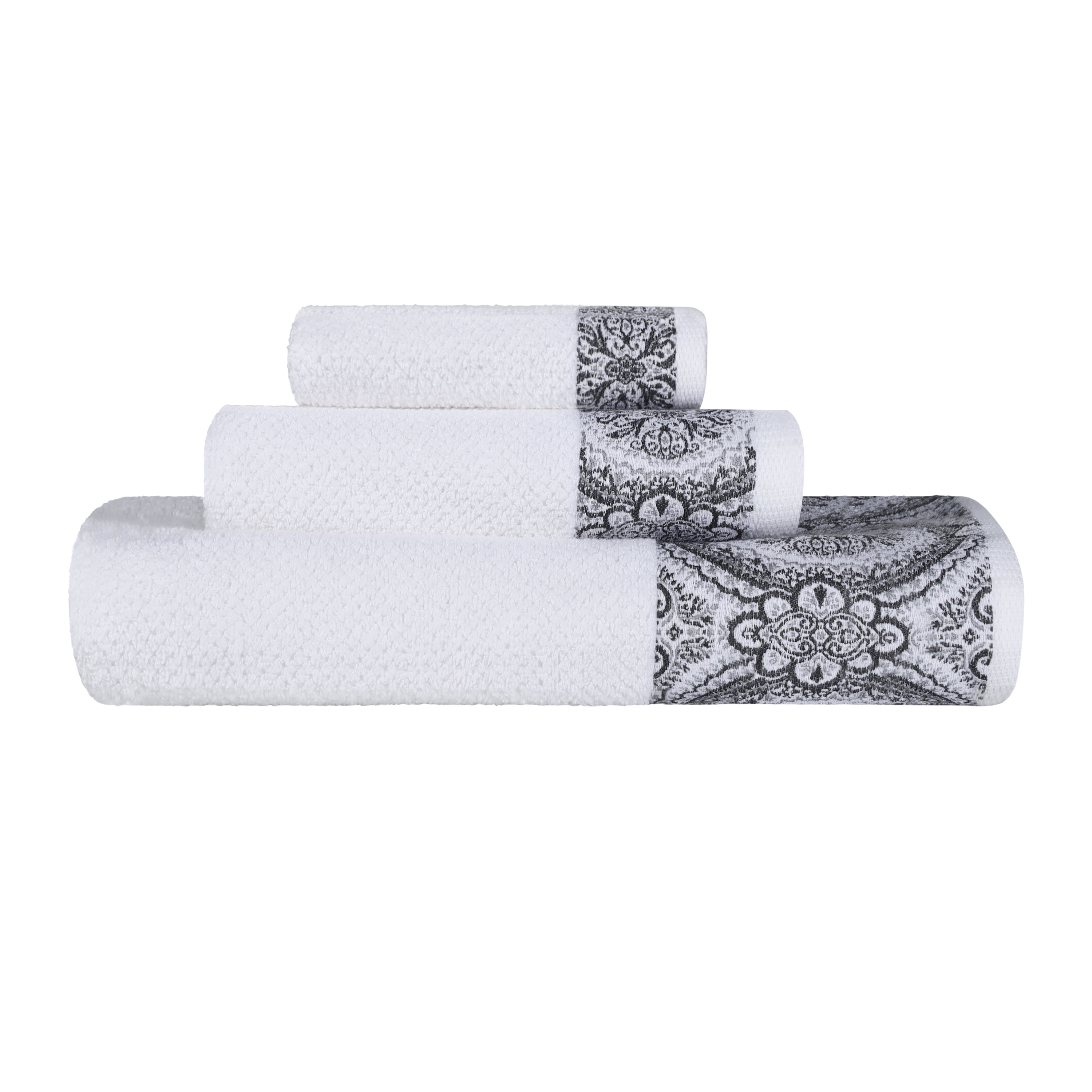 ClearloveWL Bath towel, Stripe Towel Set Face Towel Large Thick