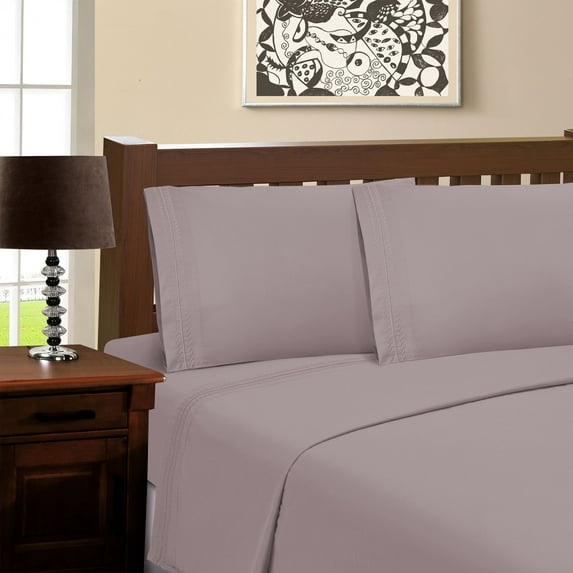 Superior Microfiber,Wrinkle Resistant Sheet Set with Infinity Embroidery