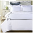 thumbnail image 1 of Superior Miller Cotton 3 Piece Duvet Cover Set, King/ Cal King, Black, 1 of 2