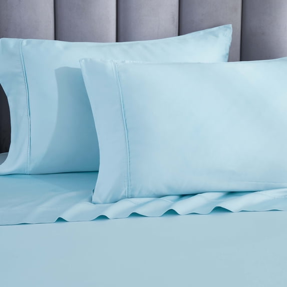 Superior Modal From Beechwood 400TC Light Blue Pillowcase Set, King