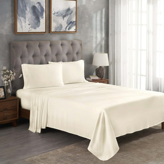 Superior Modal From Beechwood Lightweight Sheet Set, Full, Ivory