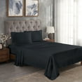 thumbnail image 1 of Superior Modal From Beechwood Lightweight Sheet Set, California King, Black, 1 of 9