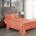 thumbnail image 1 of Superior Modal From Beechwood Lightweight Sheet Set, Queen, Coral, 1 of 9