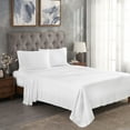 thumbnail image 1 of Superior Modal From Beechwood Lightweight Sheet Set, Twin XL, White, 1 of 9