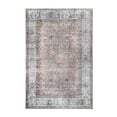 thumbnail image 1 of Superior Modern Distressed Geometric Power-loomed Indoor Area Rug, Mossy Gold, 5' x 7.6', 1 of 6