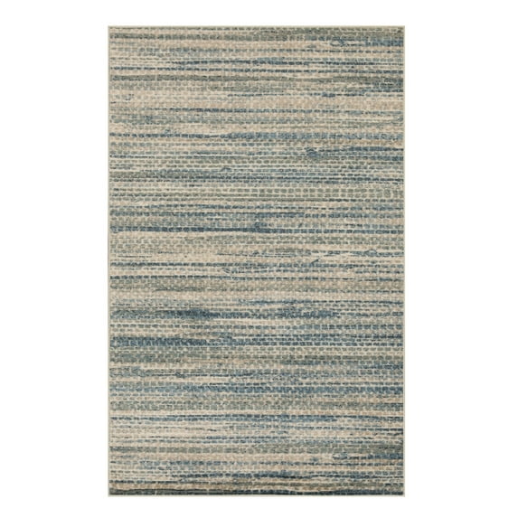 Superior Montauk Striped Pastel Indoor Area Rug, 7' x 9', Blue