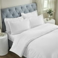 thumbnail image 1 of Superior Moonlawn Embroidered Cotton Duvet Cover Set, King/California King, White/White, 1 of 10