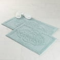 thumbnail image 1 of Superior Myra Medallion Washable Bath Rug, Set of 2, Medium, Seafoam, 1 of 12