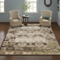 thumbnail image 1 of Superior Mystique 5' x 8' Indoor Area Rug, Modern Damask Rugs For Living Room Bedroom, Brown, 1 of 7