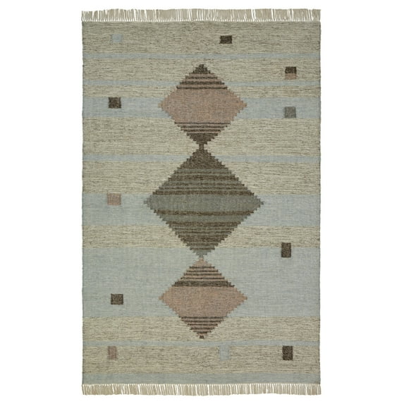 Superior Nectarina Handwoven Wool and Cotton Indoor Area Rug
