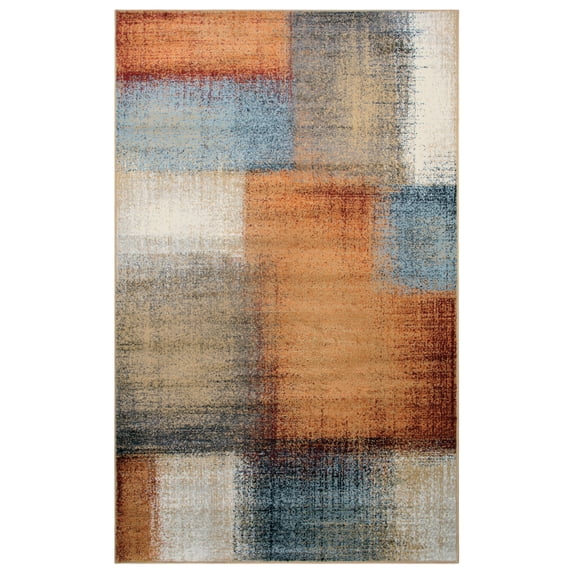 Superior Nilaya Modern Geometric Indoor Area Rug, Camel, 5' x 8'