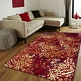 thumbnail image 1 of Superior Northman Abstract Floral Indoor Area Rug, Red, 5' x 8', 1 of 4