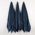 thumbnail image 1 of Superior Oregon Organic Cotton Solid Bath Towel, Set of 3, Navy Blue, 1 of 11