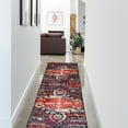 thumbnail image 1 of Superior Oswell Medallion Indoor Outdoor Runner Rug, 2' 7" x 8', Multi-Color, 1 of 6