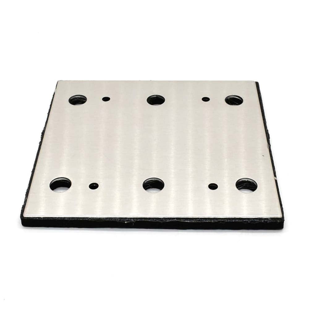 Superior Pads and Abrasives SPD19 1/4 Sheet, 6 Hole Stick on Square Sanding Pad Replaces Milwaukee 14-67-0275, Ridgid 200202538