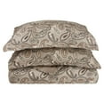 thumbnail image 1 of Superior Paisley Cotton Flannel Duvet Cover Set, King/ Cal King, Grey, 1 of 5