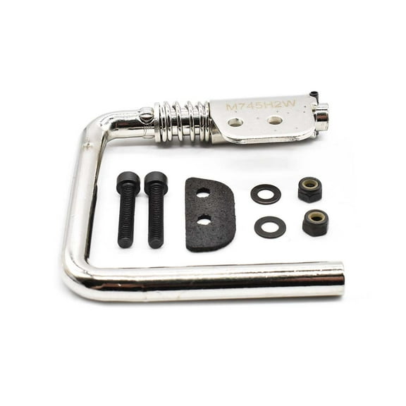 Superior Parts M745H2W Spring Loaded Rafter Hook/Retractable Nail Gun / Saw Hanger with TWO-HOLE BRACKET for Hitachi NR83A WIDE VERSION