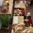 thumbnail image 1 of Superior Pastiche Floral Indoor Area Rug, 2' 7" x 8', Burgundy, 1 of 6