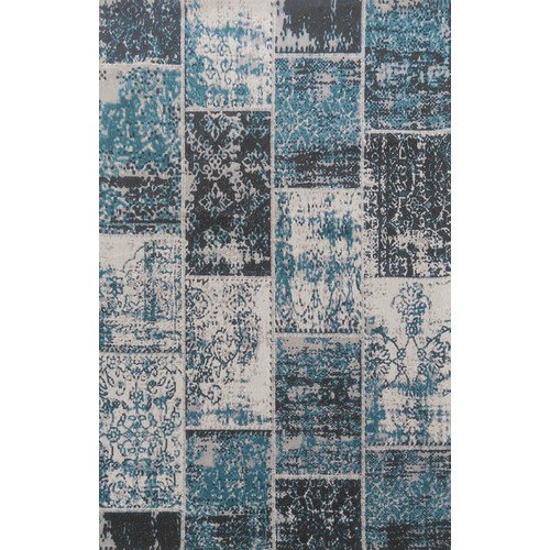 Superior Patchwork Jacquard Loom Woven Cotton Area Rug
