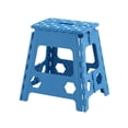 thumbnail image 1 of Superior Performance Folding Step Stool 15 Inch With Anti Slip Dots (blue), 1 of 2