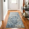 thumbnail image 1 of Superior Pippi Medallion Non-Slip Washable Runner Rug, 1 of 9