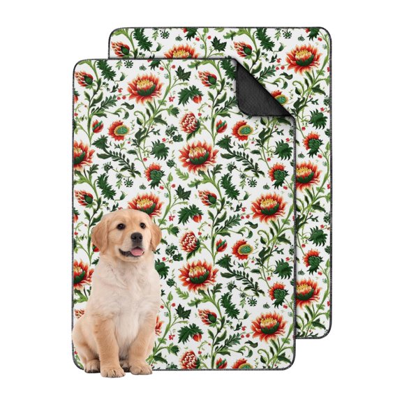 Superior Protection 24x35 Inch Washable Pet Urine Pads, Reusable Absorbent Potty Pads with Non-Moveable Base and Leak-Resistant Lining for Furniture and Decks.