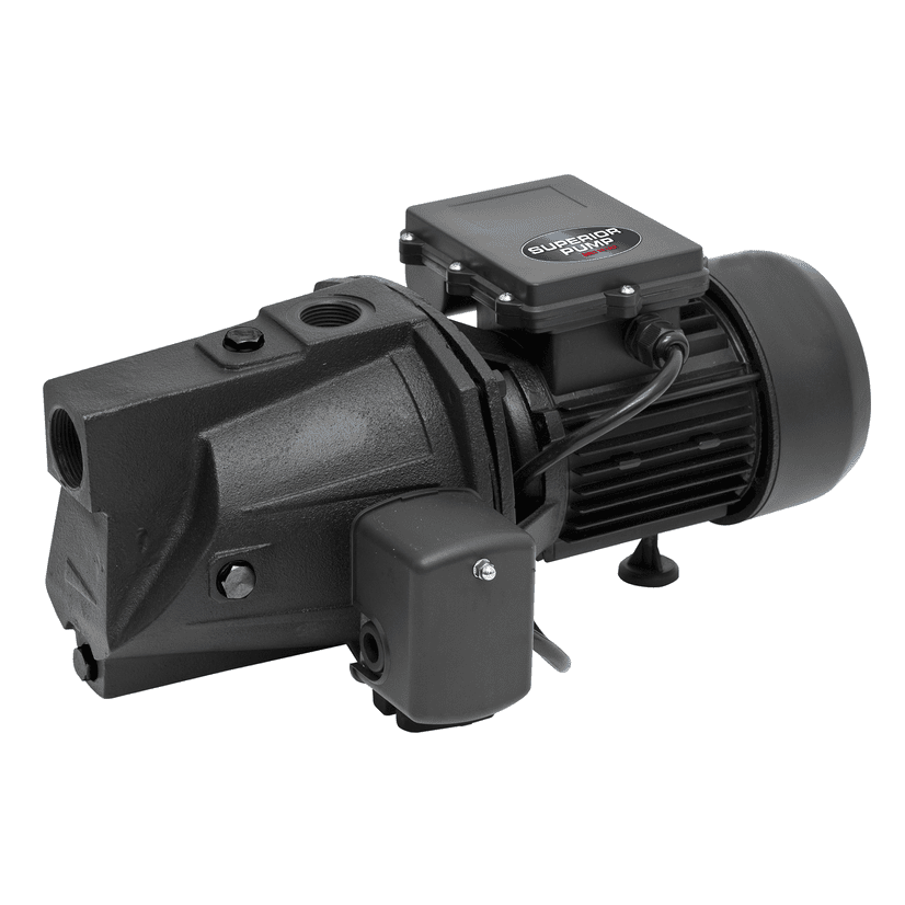 Superior 1/2 HP Black Cast Iron Shallow Well Jet Pump