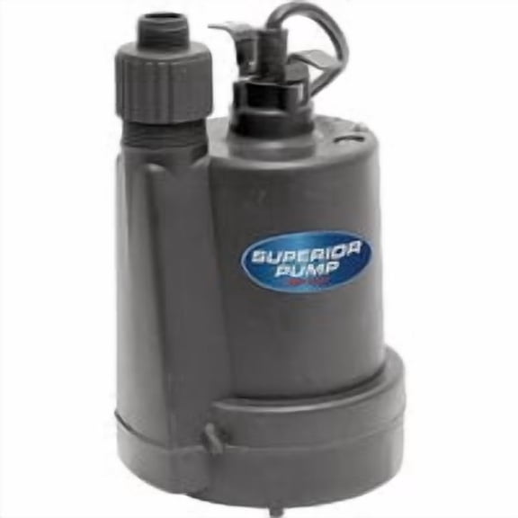 Superior Pump 1/4 H.P. Submersible Utility Pump - Pack of 4 Multipack Supply