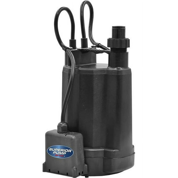 Superior Pump 1/4 HP Thermoplastic Automatic Utility Pump 91246