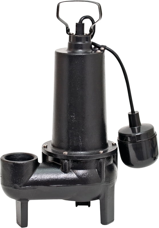 Superior Pump 93501 Continuous Duty Water Sump Pump, 80 Gpm, 1/2 HP, 120 V, 7.6 , 60 Hz, 10 ft