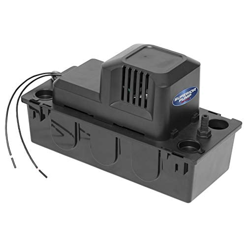 Superior Pump 97152 Condensate Pump, 1/50 HP, Black