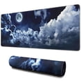 thumbnail image 1 of Superior Quality Large Moonlight Gaming Mouse Pad - 31.5 x 11.8 Inches, Extended Desk Mat, Stitched Edges, Non-Slip Base, Water Resistant, Micro-Weave Cloth for Office, Home & Gamers, 1 of 7