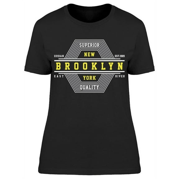 Superior Quality: Nyc Brooklyn T-Shirt Women -Image by Shutterstock, Female Medium