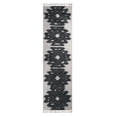 thumbnail image 1 of Superior Raffi Geometric Wool Runner, 2’ 6" x 10', Ivory/Charcoal, 1 of 5