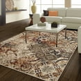 thumbnail image 1 of Superior Rangoli 5' x 8' Area Rug, Indoor Rugs for Living Room Bedroom, Maroon, 1 of 6
