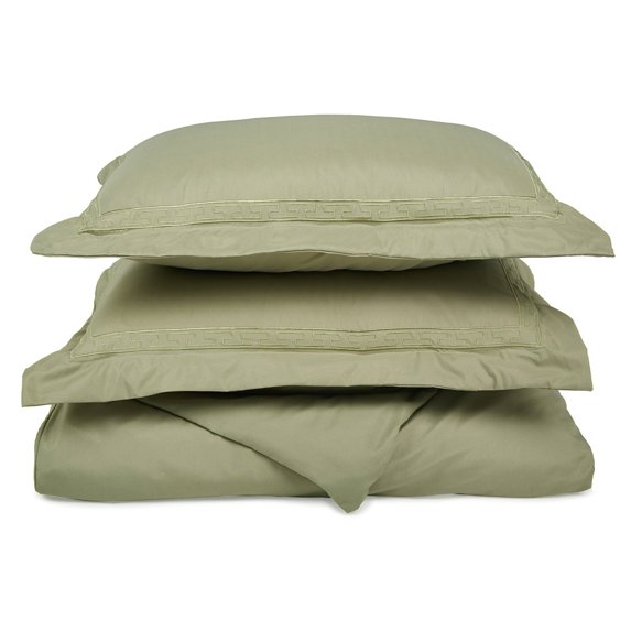 Superior Regal Soft Duvet Cover Set, Full/ Queen, Sage