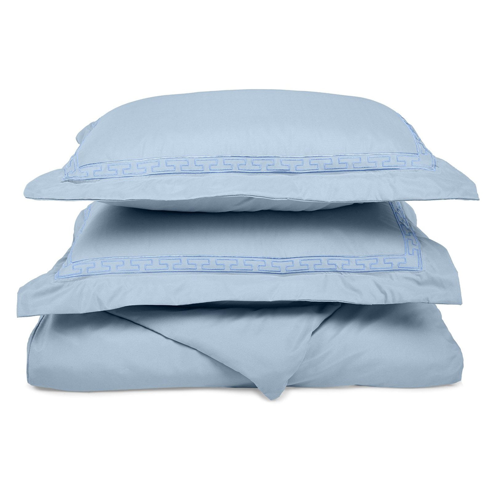 Superior Regal Soft Duvet Cover Set, King/ Cal King, Light Blue