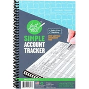 Superior Register Simple Account Tracker, 5.5 x 8.5, Money Ledger, 50 Pages, Spiral Bound, 1-Count