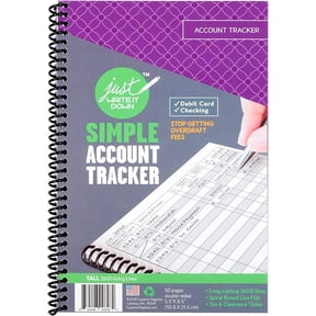 Superior Register Simple Account Tracker, 5.5 x 8.5, Money Ledger, 1 each