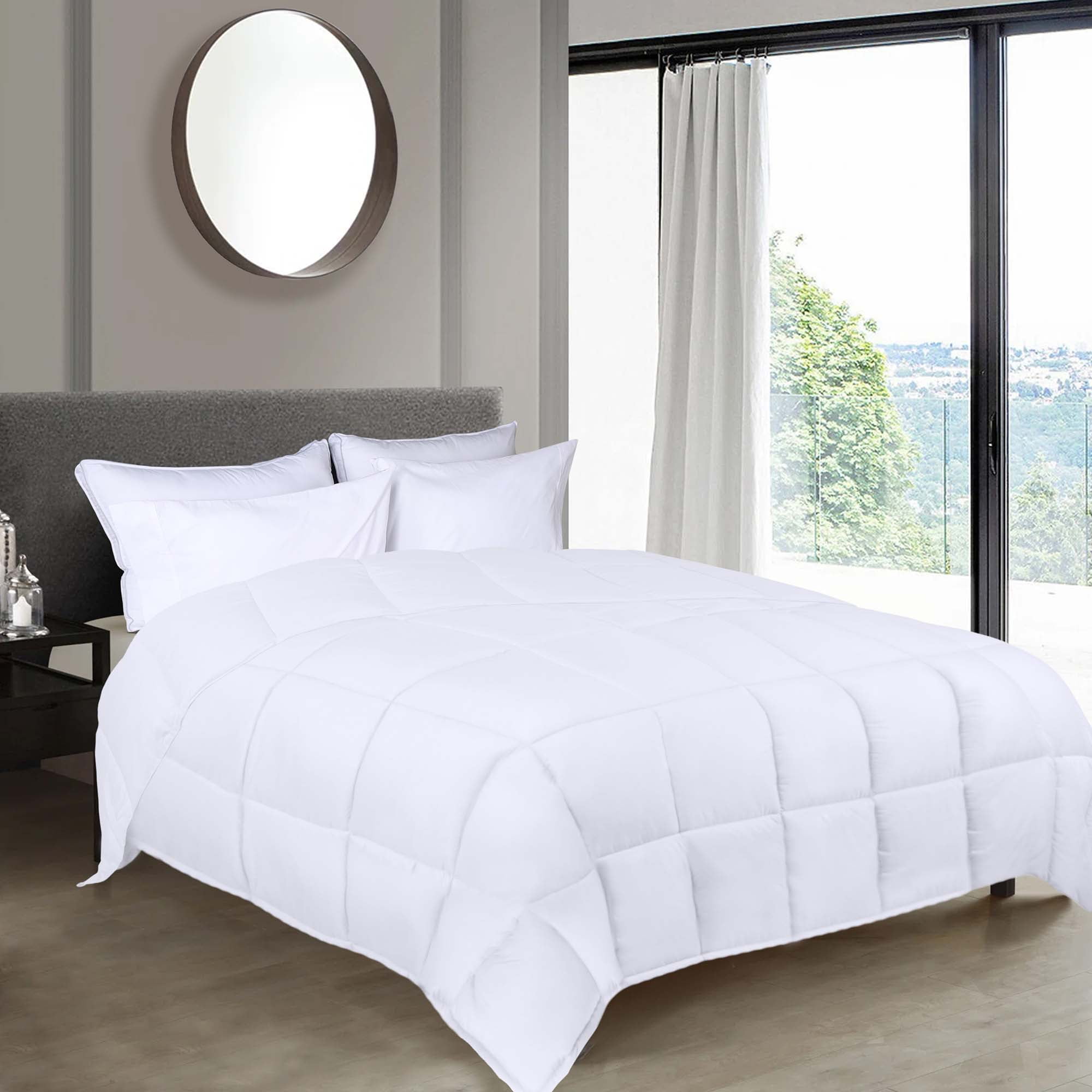 Superior Reversible Down Alternative Comforter, Twin/Twin XL, White