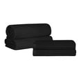 thumbnail image 1 of Superior Ribbed Cotton 4-Piece Black Bath Sheet/ Towel Set, 1 of 7