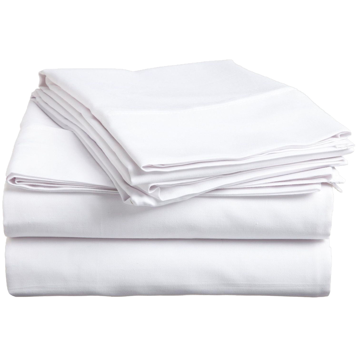 Superior Rochelle Egyptian Cotton Sheet Set, Cal King, White