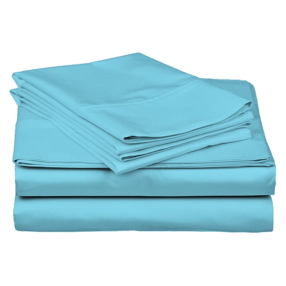 Superior Rochelle Egyptian Cotton Sheet Set, Queen, Teal